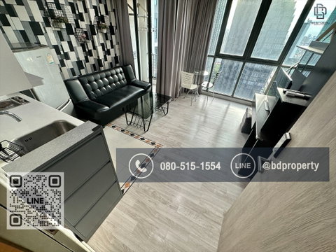 Bestdeal ขายด่วน FinalPrice!!! Duplex 1 Bed พร้อมจองราคาพิเศษเพียง 5.99 ล้านเท่านั้น เฟอร์นิเจอร์และเครื่องใช้ไฟฟ้าครบ  ใกล้MRT และ เซ็นทรัลพระราม 9 