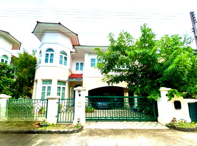 บ้านเดี่ยว ถนนรังสิต-นครนายก : บ้านหรู ถูก สวย!! รวมอยู่ในบ้านหลังนี้ทั้งหมด บ้านเดี่ยวสไตส์ยุโรป  หมู่บ้าน ภัสสร 4 รังสิตคลอง 3