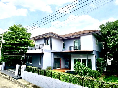 บ้านเดี่ยว กรุงเทพมหานคร : 🏡 บ้านเดี่ยว 2 ชั้น ดูหรูอบอุ่น สไตล์โมเดิร์น  🌿 เดอะ ธารา รามอินทรา  โครงการคุณภาพจาก Nirvana Development
