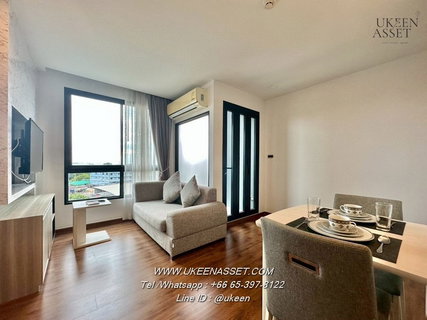 รูปภาพ UK01-0311 ให้เช่า Stasia Residences Sriracha : 1 ห้องนอน ขนาด 35 ตร.ม. ชั้น6 วิวเขา ราคา 8,000 บาท/เดือน