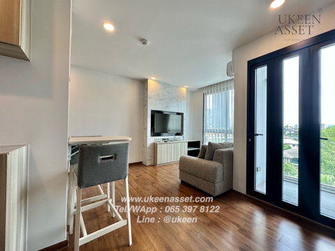 UK01-330 ให้เช่า Stasia Residences Sriracha 1 ห้องนอน 35 ตร.ม. ราคา 8,000 บาท/เดือน ห้องสวยวิวสรระ วิวเขา