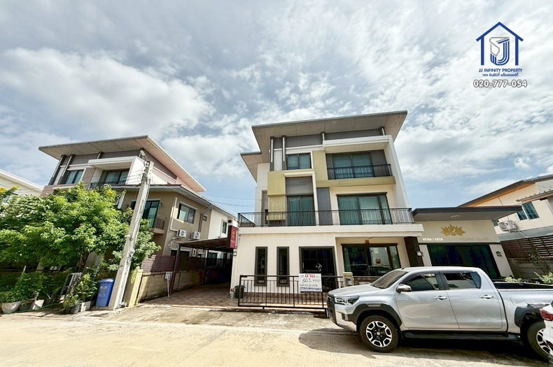 รูป ขายบ้านเดี่ยว 3ชั้น โกลเด้น เพรสทีจ วัชรพล-สุขาภิบาล 5 ใกล้ทางด่วนสุขาภิบาล 5 หลังริม - รูปที่ 1/13