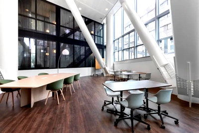Office for rent Srinakharinwirot University Prasanmit Campus : Premium office for rent in Leafwork Asia Building, Sukhumvit 26, coworking space, modern meeting room, quiet private office