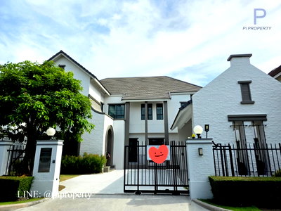 Houses for rent Samut Prakarn : For Rent: Luxurious Villa in Grand Bangkok Boulevard Sukhumvit with 4 Bedrooms & 5 Bathrooms