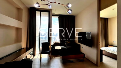 Condos for sale : 🔥9.6 MB🔥- 1 Bed with Bathtub Super High Fl. Good Location in Asoke Area MRT Sukhumvit 550 m. & BTS Asok 700 m. at The Esse Asoke Condo / For Sale
