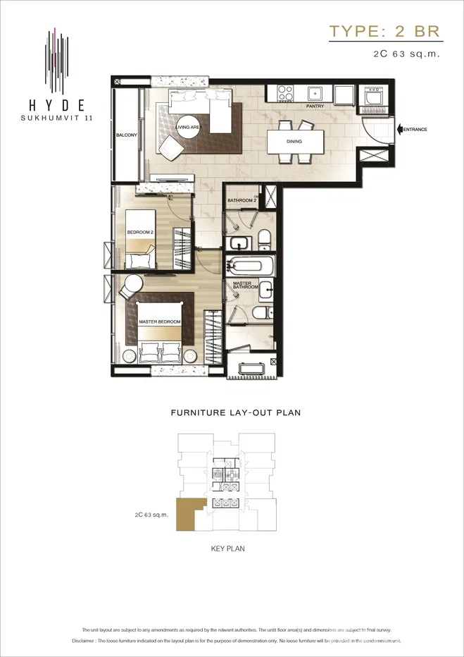 รูป ขาย คอนโด 2 ห้องนอน ในโครงการ ไฮด์ สุขุมวิท 11 33441 - รูปที่ 7/7