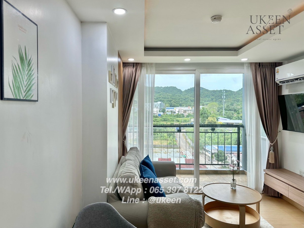 รูป UK01-339ให้เช่า เดอะ เนียร์ เรสซิเดนซ์ ศรีราชา ใกล้ รพ.สมเด็จ 1 นอน | 35 Sqm. เพียง 8,000 บาท/เดือน - รูปที่ 8/12