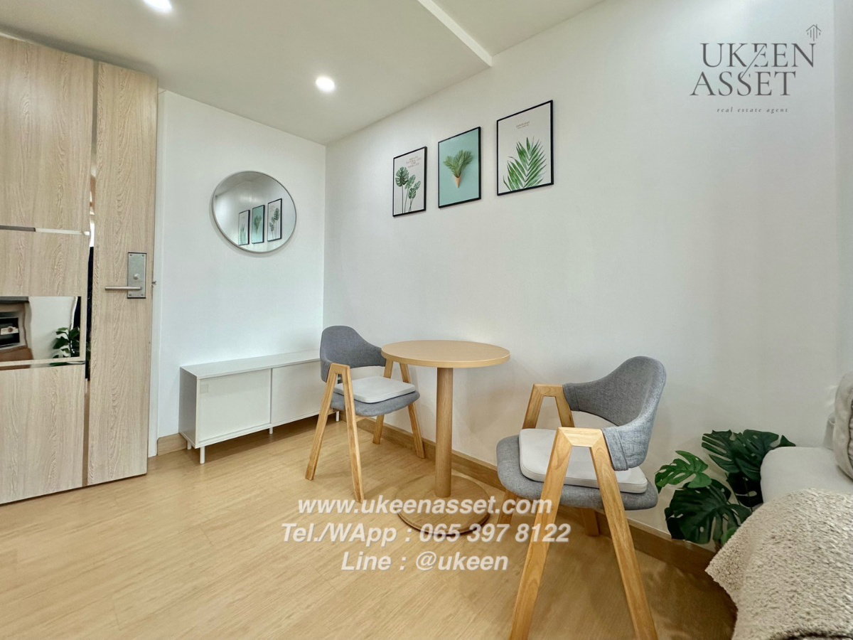 รูป UK01-339ให้เช่า เดอะ เนียร์ เรสซิเดนซ์ ศรีราชา ใกล้ รพ.สมเด็จ 1 นอน | 35 Sqm. เพียง 8,000 บาท/เดือน - รูปที่ 12/12