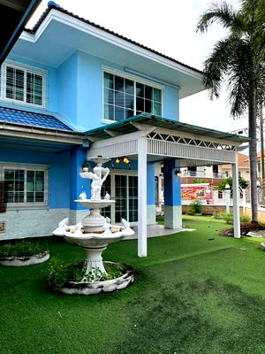 Houses for sale Chonburi : UK07-017 🏡2-storey detached house for sale, Silarom Village, Ang Sila-Bangsaen