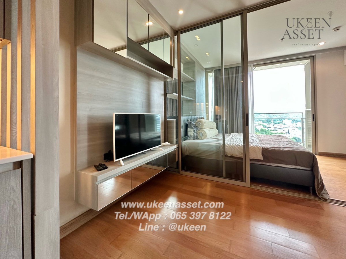 รูป UK01-347 ให้เช่าคอนโด มารีน่า เบย์ฟร้อนท์ ศรีราชา เดินทางสะดวกไป ใกล้ รพ.สมเด็จ : 1 ห้องนอน 40 ตร.ม. ชั้น 20 | 12,000 บาท/เดือน    - รูปที่ 9/13