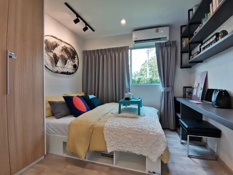 âĻ2-bedroom condo for rent, ready to move in at SENA Kith Thepharak-Bangbo Phase 2. Brand new, fully furnished, great location on Thepharak Road.