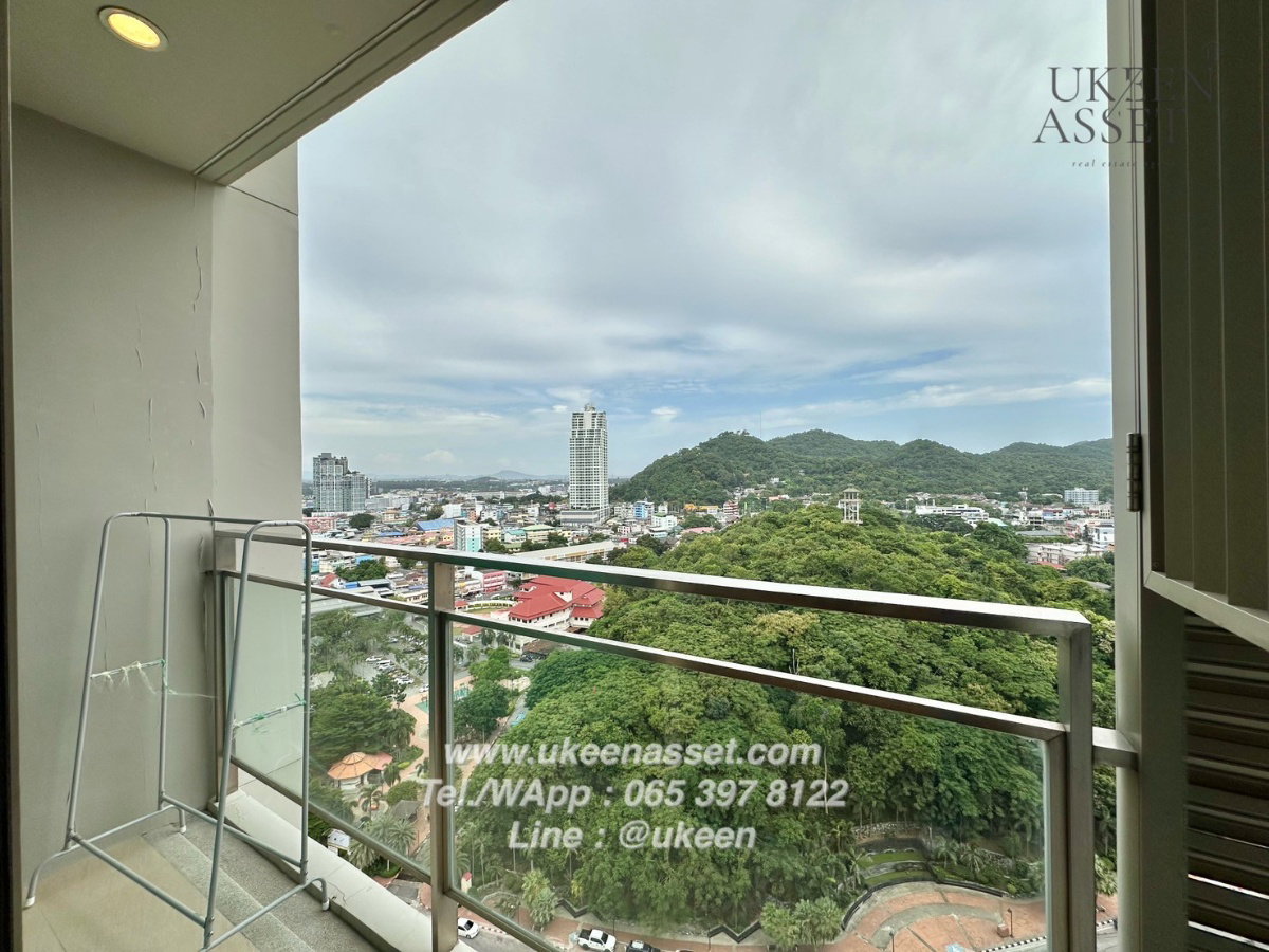 รูป UK01-347 ให้เช่าคอนโด มารีน่า เบย์ฟร้อนท์ ศรีราชา เดินทางสะดวกไป ใกล้ รพ.สมเด็จ : 1 ห้องนอน 40 ตร.ม. ชั้น 20 | 12,000 บาท/เดือน    - รูปที่ 4/13