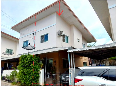 บ้านแฝด นิคมอุตสาหกรรม อีสเทิร์นซีบอร์ด : บ้านแฝด 23.8 ตร.วา สาธิตซิตี้โฮม อำเภอศรีราชา จังหวัดชลบุรี 1.3M
