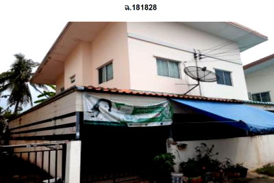 บ้านแฝด นิคมอุตสาหกรรม อีสเทิร์นซีบอร์ด : บ้านแฝด 24.7 ตร.วา สาธิตซิตี้ บ่อวิน อำเภอศรีราชา จังหวัดชลบุรี 1.3M