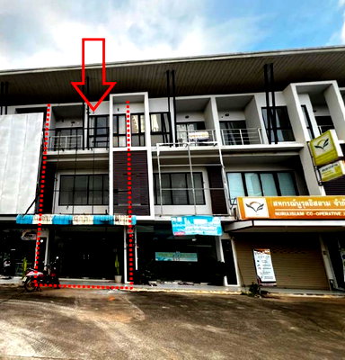 อาคารพาณิชย์ กระบี่ : อาคารพาณิชย์ 30.1 ตร.วา อำเภอเมืองกระบี่ จังหวัดกระบี่ 3.3M