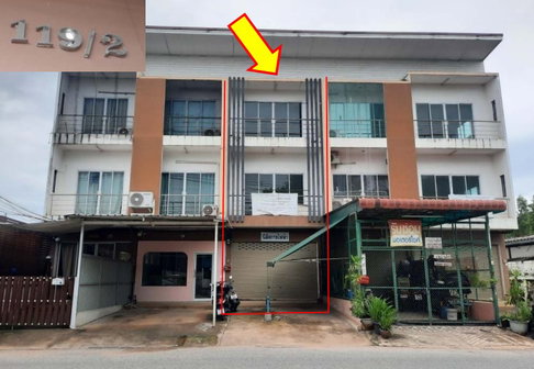 อาคารพาณิชย์ 24 ตร.วา อำเภอเมืองขอนแก่น จังหวัดขอนแก่น 1.9M