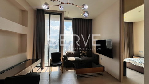 🔥40K🔥- 1 Bed with Bathtub Super High Fl. Good Location in Asoke Area MRT Sukhumvit 550 m. & BTS Asok 700 m. at The Esse Asoke Condo / For Rent