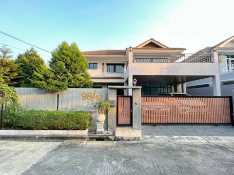 PK005 ขายบ้านเดี่ยวรีโนเวทใหม่ พร้อมอยู่ ทำเลดีเยี่ยม – หมู่บ้านธารา ปิ่นเกล้า