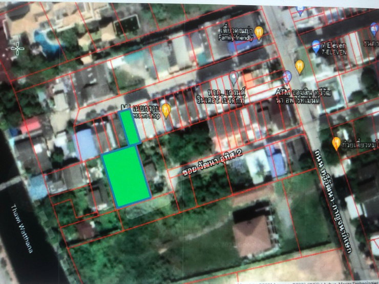 รูป ขายที่ดินเปล่า ทวีวัฒนา แวดล้อมบ้านพักอาศัยใกล้ 7 / 11  - รูปที่ 2/5
