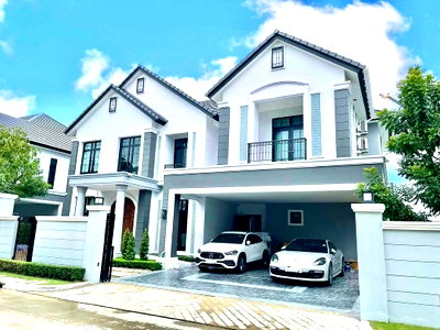 ขายบ้านเดี่ยว : PK003 ขายบ้านหรูพร้อมสระว่ายน้ำส่วนตัว โครงการ The Palazzo ปิ่นเกล้า – แบบ Antonio (หลังใหญ่สุดในโครงการ)