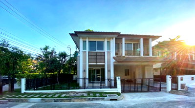 บ้านเดี่ยวให้เช่า : #A124482 ✅ 16/8/68  ให้เช่าบ้านเดี่ยว The Centro Onnut - Wongwaen📲📢สอบถาม ld line @condoboy