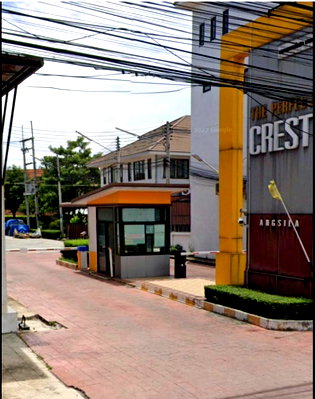 Townhouses for rent Chonburi : UK06-074 🏡Two-storey townhouse for rent – The Perfect Crest Ang Sila 💰Rental price only 10,000 baht/month