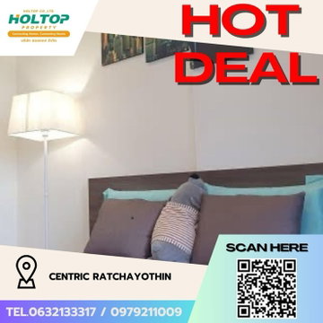 #Z1940💥170868🔥ให้เช่าคอนโด Centric Ratchayothin 