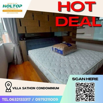 #Z1992💥190868🔥ให้เช่าคอนโด Villa Sathon Condominium 