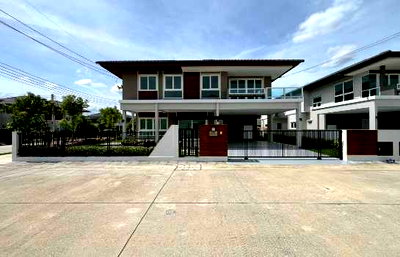 บ้านเดี่ยว กระทุ่มแบน สมุทรสาคร : ขายบ้านเดี่ยว 3 นอน หลังใหญ่ หลังมุม ปทุมธานี คลอง 7 บ้านใหม่ 70 ตรว 2 ชั้น