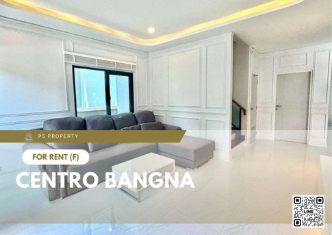 Single house for rent 📍 Centro Bangna 📍 4 bedrooms, 5 bathrooms, fully furnished and equipped with appliances