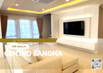 ขายบ้านเดี่ยว : ขายด่วน 📍 Centro Bangna 📍 4 ห้องนอน 5 ห้องน้ำ เฟอร์นิเจอร์ และ เครื่องใช้ไฟฟ้าครบ 