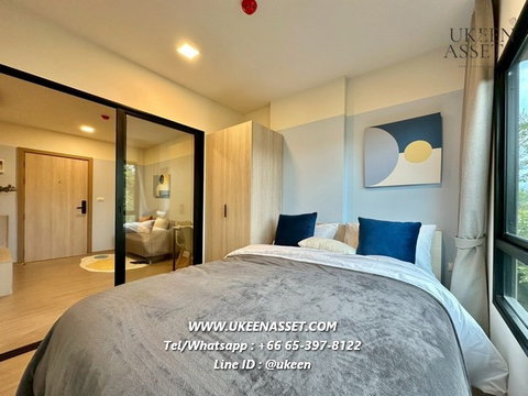 Condo for rent DCondo Sense Bangsaen (newest project in the heart of Bangsaen) 25 sq m. Floors 1-8 | 10,000 baht/month,ready to move in