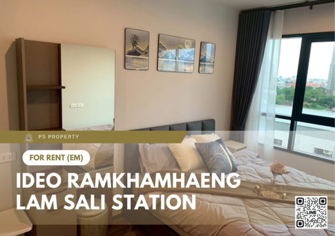 ให้เช่า ✨ Ideo Ramkhamhaeng - Lam Sali Station ✨ เฟอร์นิเจอร์ และ เครื่องใช้ไฟฟ้าครบ ใกล้ MRT ลำสาลี
