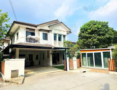 ขายบ้านเดี่ยว โครงการ มัณฑนา เลค วัชรพล 2 ชั้น 4 ห้องนอน 4 ห้องน้ำ