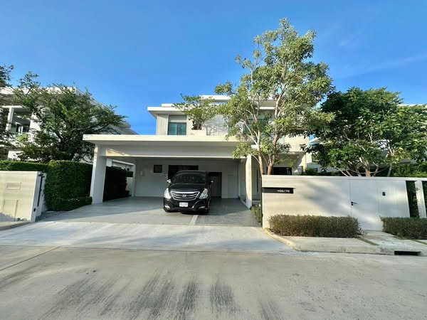Houses for rent : House for rent, Manthana Village, Km. 15, Premier style house, shady, very nice to live in.