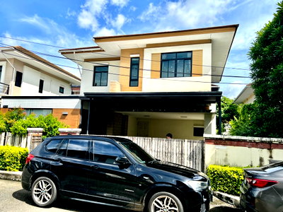 ขายบ้านเดี่ยว : ขายบ้าน สไตล์โมเดิร์น หมู่บ้านเศรษฐสิริ วงแหวน - สุขาภิบาล 2