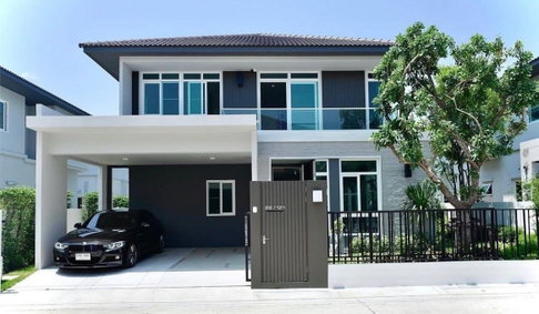 P0205 ขายบ้านเดี่ยว มัณฑนา 2 บางนา กม.7 – ใกล้เมกาบางนาเพียง 700 เมตร