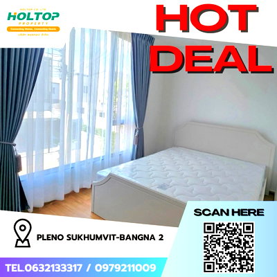 Townhouses for rent : #Z2027💥230868🔥 Condo for rent at Pleno Sukhumvit-Bangna 2 