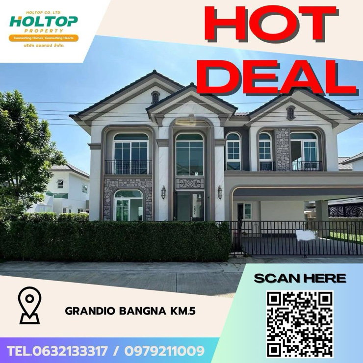Houses for rent : #Z2061💥240868🔥 House for rent at Grandio Bangna KM.5