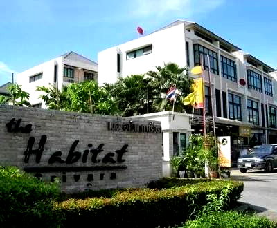 Home office for sale Bangkok : 4 -storey home office for sale, The Habi Tatha Sriwara Town, 25 sq.w., 300 sq.m., 4 bedrooms, 4 bathrooms, selling 13.75 MB.*