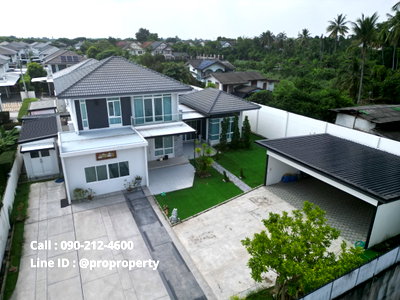 ขายบ้านเดี่ยว : ขายบ้านเดี่ยว ขนาดที่ดินใหญ่ที่สุดในโครงการ มัณฑนา วงแหวน-บางบอน (Mantana Wongwaen-Bangbon)