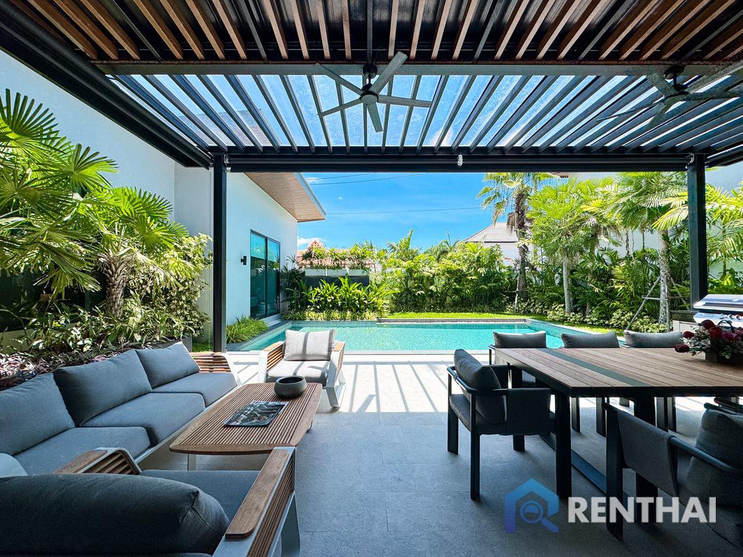 รูป วิลล่าสไตล์โมเดิร์นในทำเลทอง ใกล้อ่างเก็บน้ำชากนอก - รูปที่ 8/25