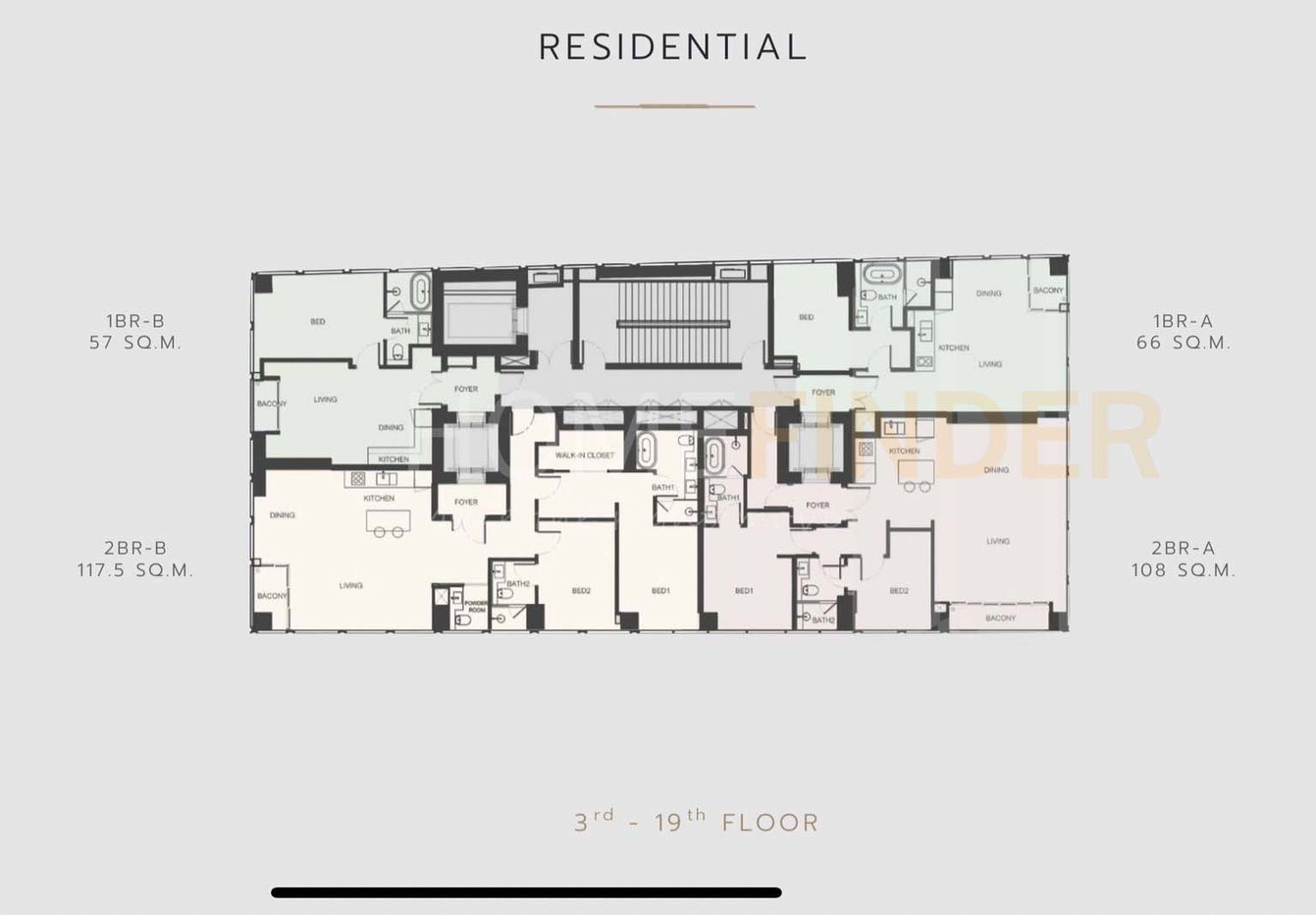 รูป Tonson One Residence 1 bedroom, for sale - รูปที่ 7/7