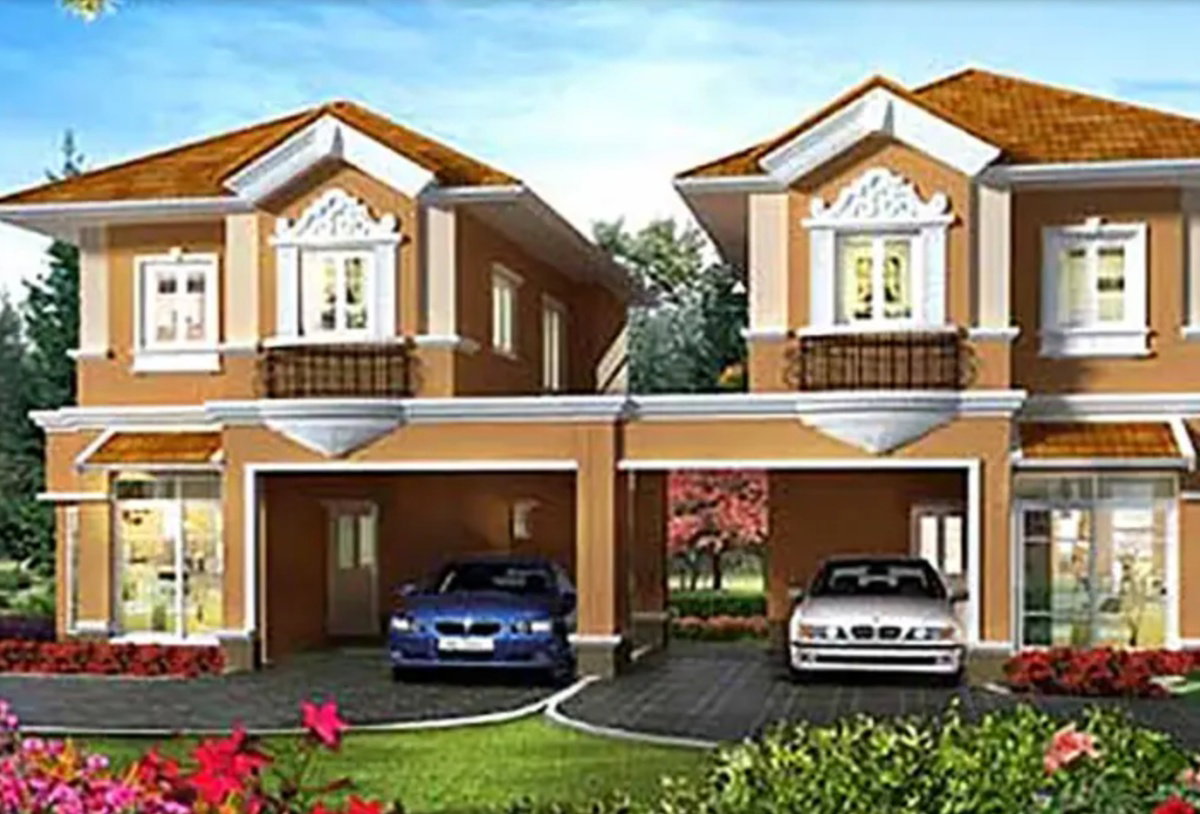 รูปภาพบ้านแฝดสองชั้น