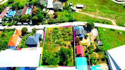 Land for sale Hui Yai Road  : Land for sale in Pattaya, Huai Yai District, Bang Lamung, Chonburi