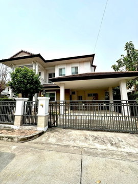 P0216 บ้านเดี่ยว 2 ชั้น โครงการ “นันทวัน ศรีนครินทร์” – พื้นที่ใช้สอย 375 ตร.ม. ฟังก์ชันครบ ติดทางด่วน วงแหวนกาญจนาฯ เหมาะกับครอบครัวใหญ่