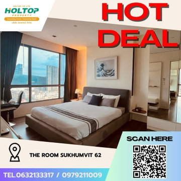 #Z2119💥250868🔥ให้เช่าคอนโด The Room Sukhumvit 62