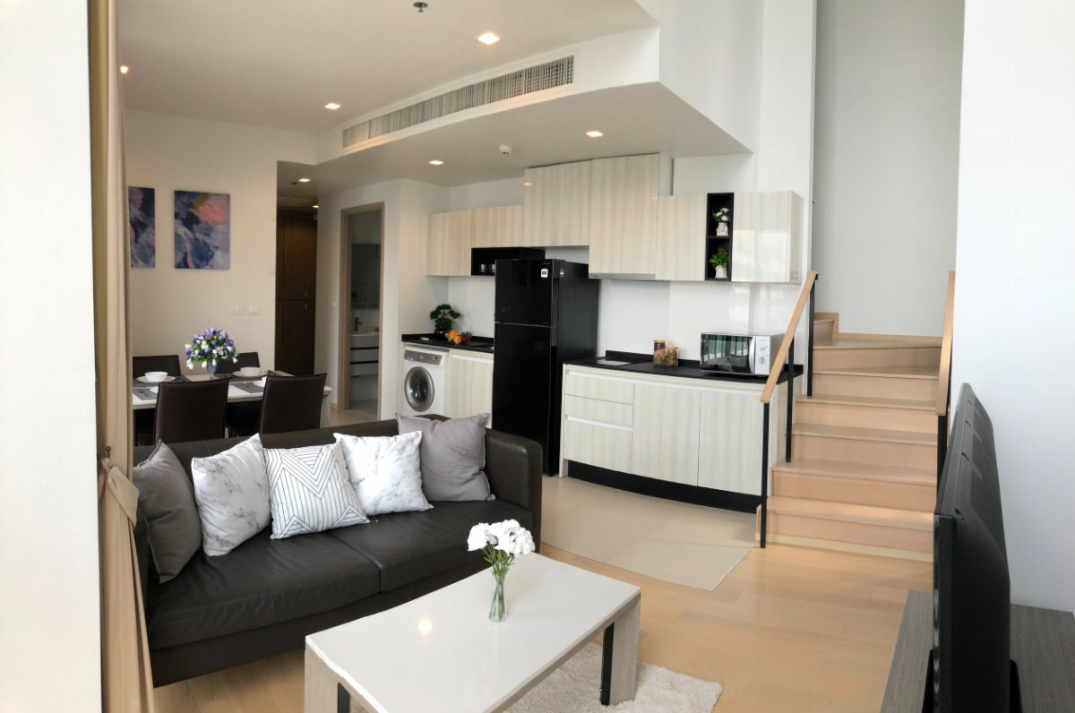 picture For Rent Condo HQ Thonglor duplex corner unit fully furnished (S15-11701) - 13/15