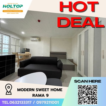 #S4405 For Rent Modern Sweet Home Condo Rama 9