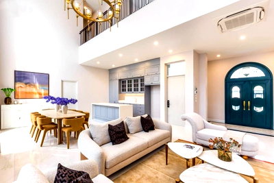 ขายบ้านเดี่ยว : ♦ Luxury modern ♦ บ้านเดี่ยว 2 ชั้น NoHo No.5 พื้นที่ 143.00 ตร.ว., 554.00 ตร.ม. | 4 ห้องนอน 5 ห้องน้ำ | ใกล้ รร.นานาชาติ ไบรท์ตัน คอลเลจ 900 ม.
